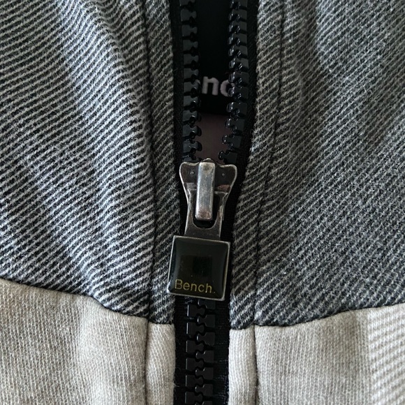 Bench Black/White/Pink Zip-Up Hoodie - Picture 6 of 6